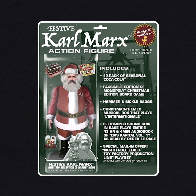 Festive Karl Marx Action Figure by GiantsOfThought